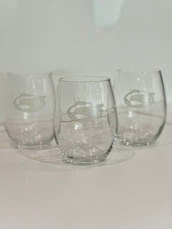 Jarrett Bay engraved glassware