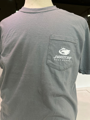 Jarrett Bay Classic Woodgrain Flag T-shirt