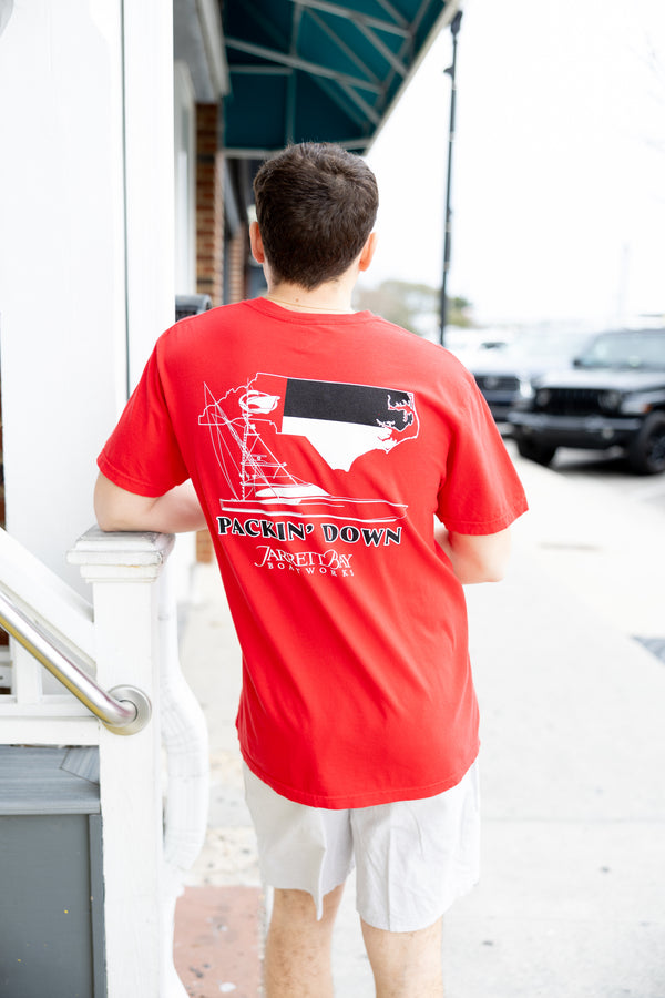 Packin' Down NC Short Sleeve T-shirt - Jarrett Bay Boathouse