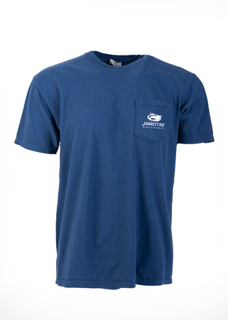 Jarrett Bay Classic Logo Wood Flag T-shirt