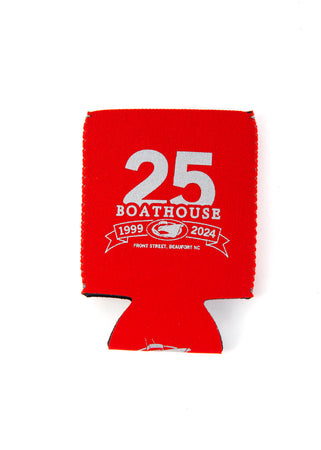 25th anniversary boathouse coozie