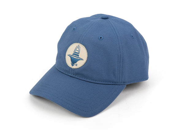 Jarrett Bay Flare Badge Twill Hat Dusk