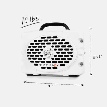Turtlebox Speaker Dimensions