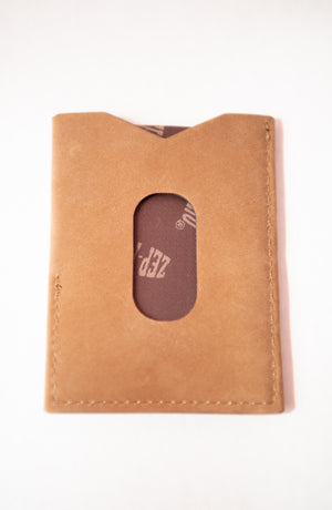 Jarrett Bay Embossed Slim Front Pocket Leather Wallet