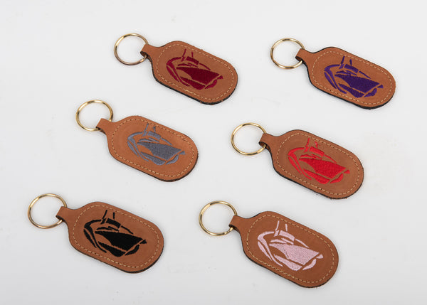Jarrett Bay Leather Key Chain
