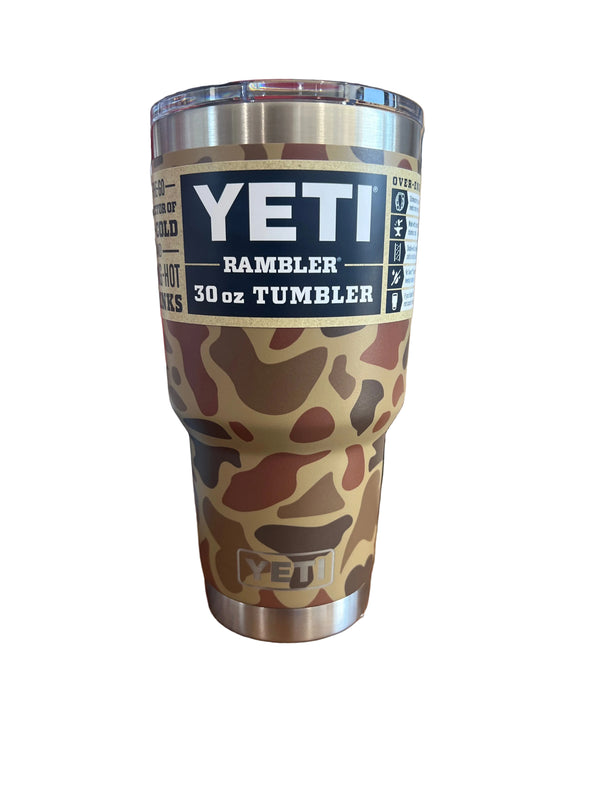 Yeti 30z Tumbler Wetlands Camo