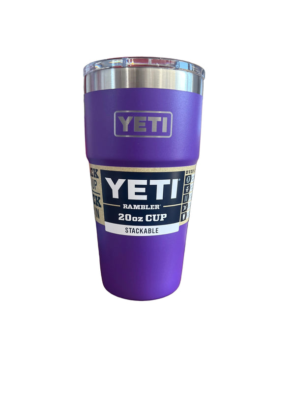 Yeti Rambler 20oz Stackable Pace Purple