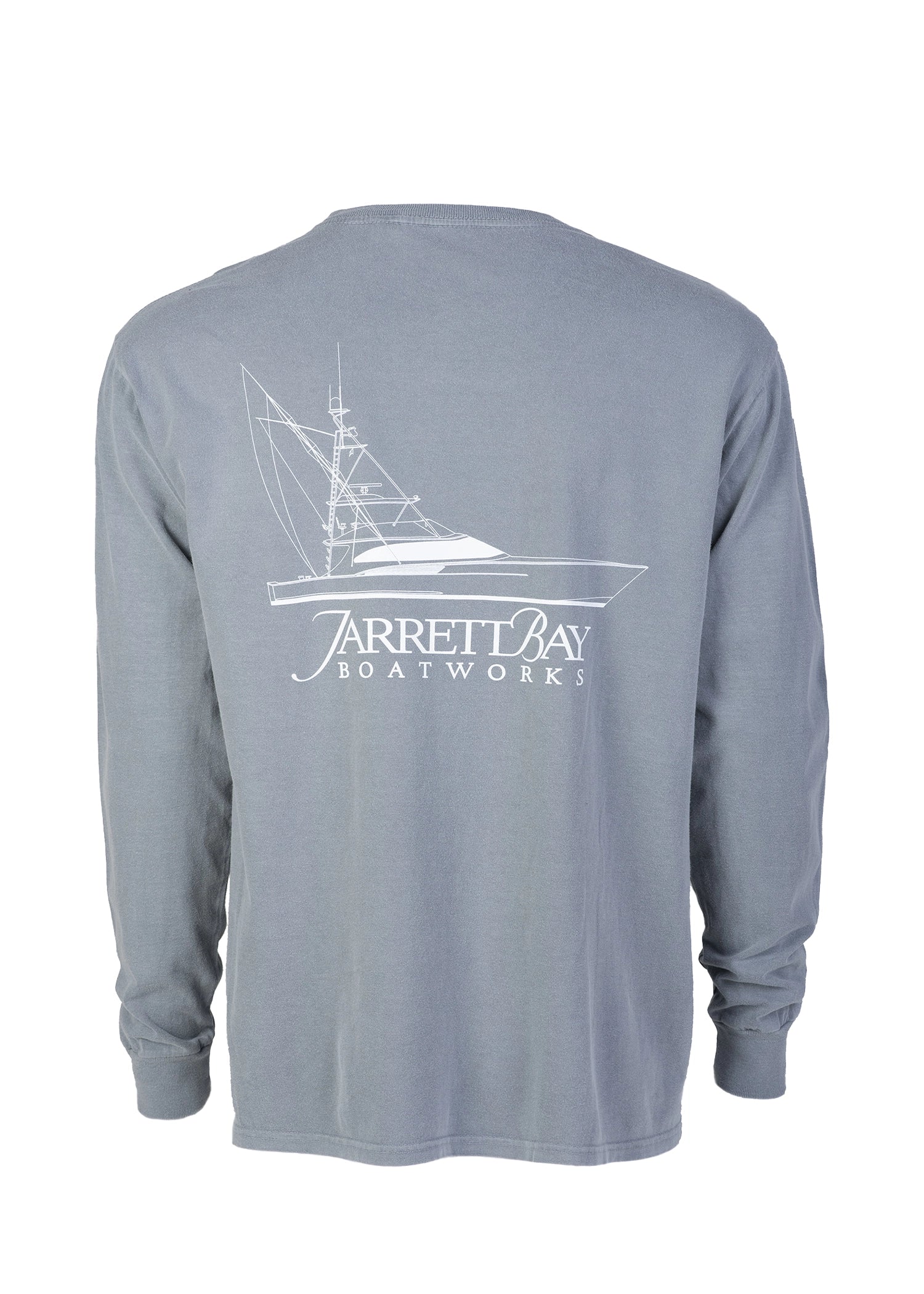 77 Line Drawing Long Sleeve T-shirt - Jarrett Bay Boathouse 77 Line Drawing Long Sleeve T-shirt - Jarrett Bay Boathouse