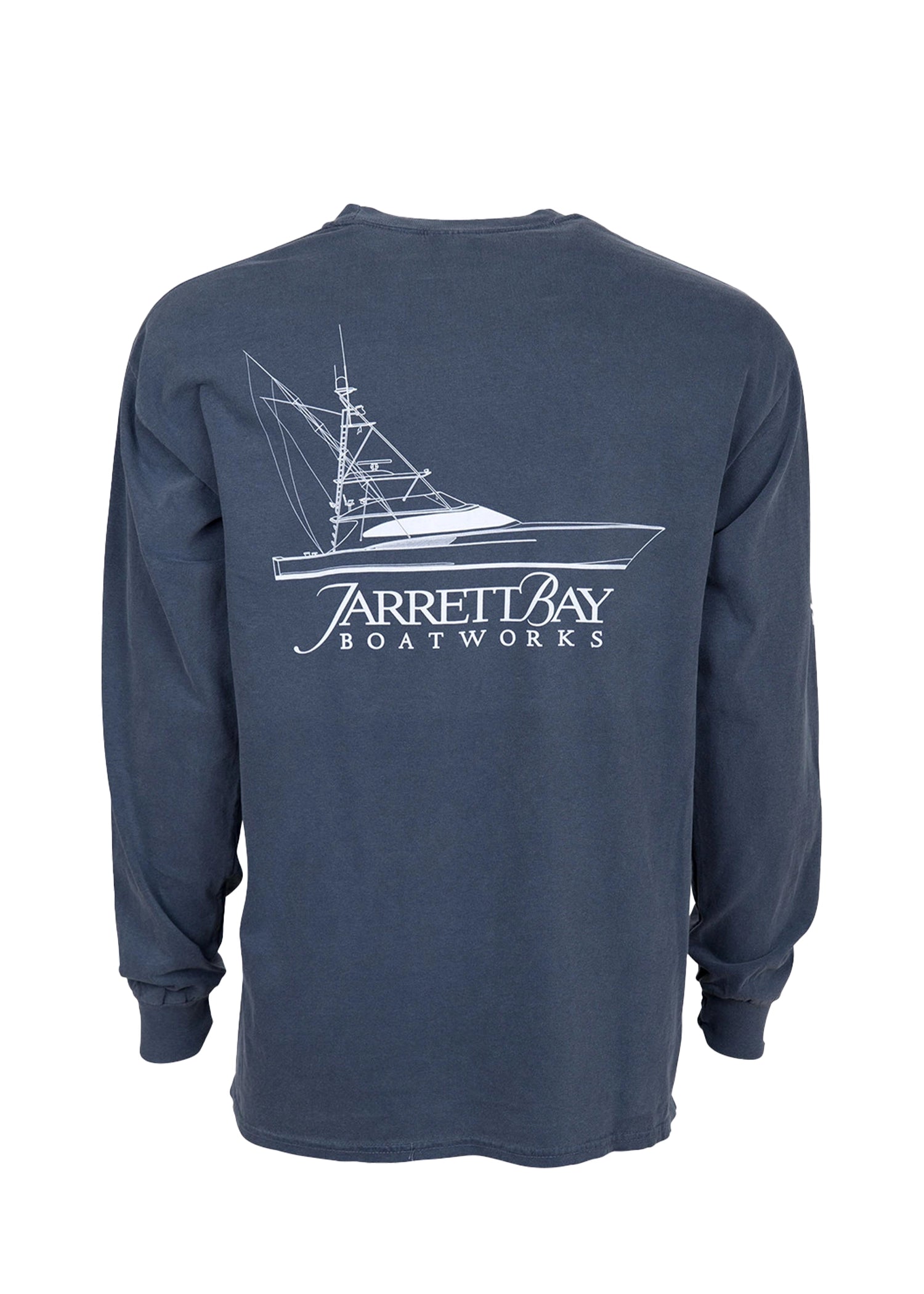 77 Line Drawing Long Sleeve T-shirt - Jarrett Bay Boathouse 77 Line Drawing Long Sleeve T-shirt - Jarrett Bay Boathouse