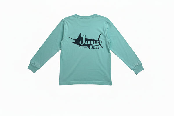 Jarrett Bay Heavy Blue Youth Long Sleeve T-Shirt
