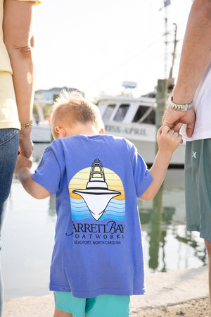 Jarrett Bay Sunset Flare Youth T-Shirt