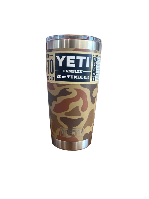 Yeti 20oz Tumbler Wetlands Camo