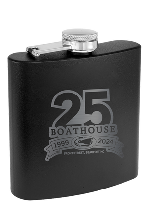 Boathouse 25th Anniversary Flask
