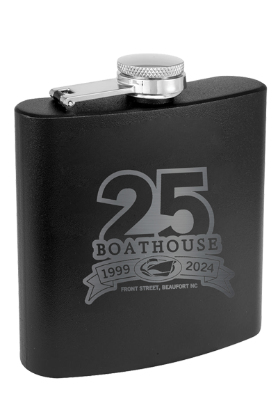 Boathouse 25th Anniversary Flask