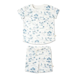 Tee & Shorts Set-Coastal