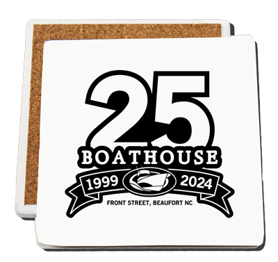 Boathouse 25th Anniversary Stone Coaster