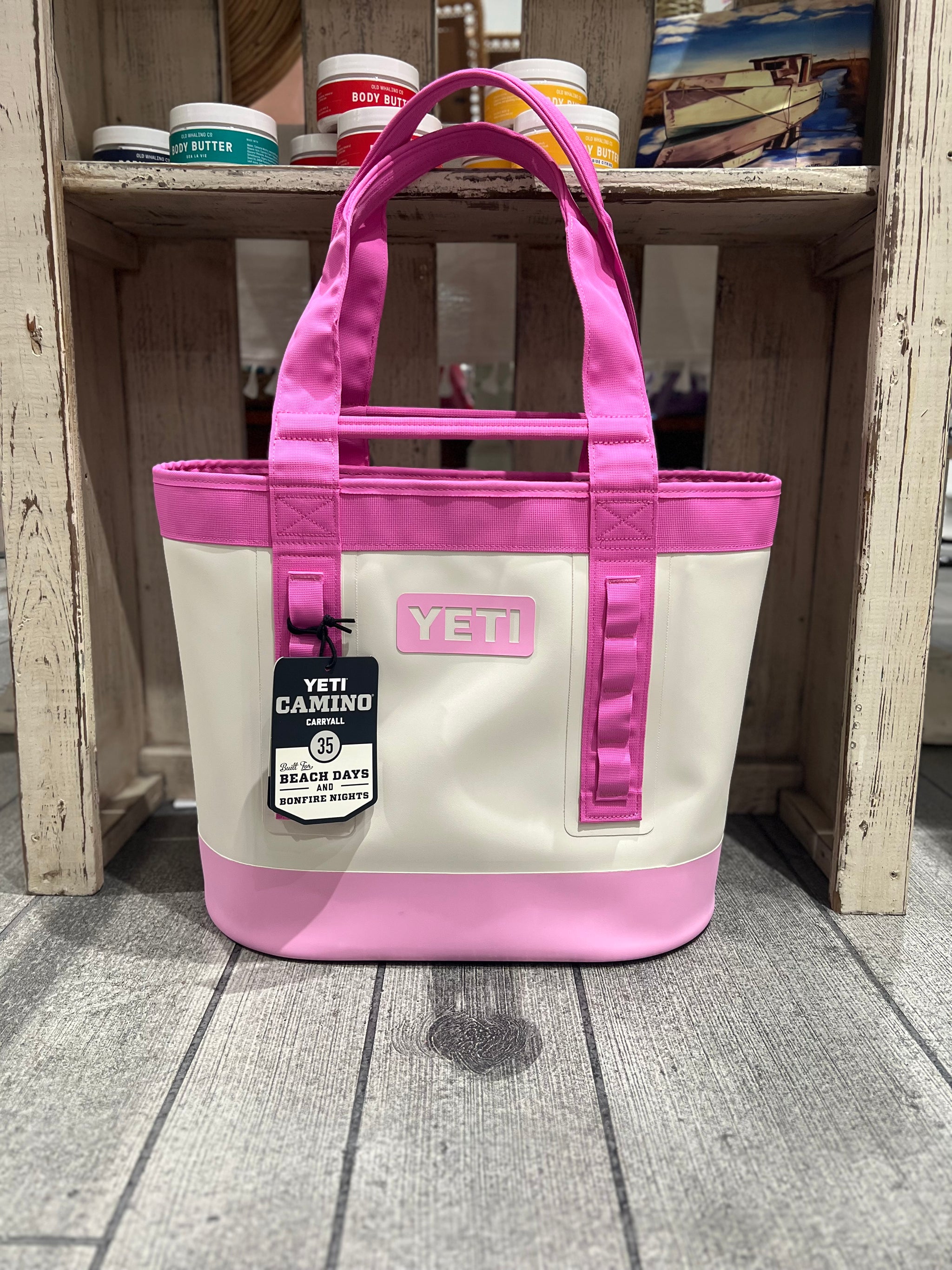 yeti camino carryall 35 tote bag Yeti Camino 35 Carryall Aspen/Wildflower/Powder Pink