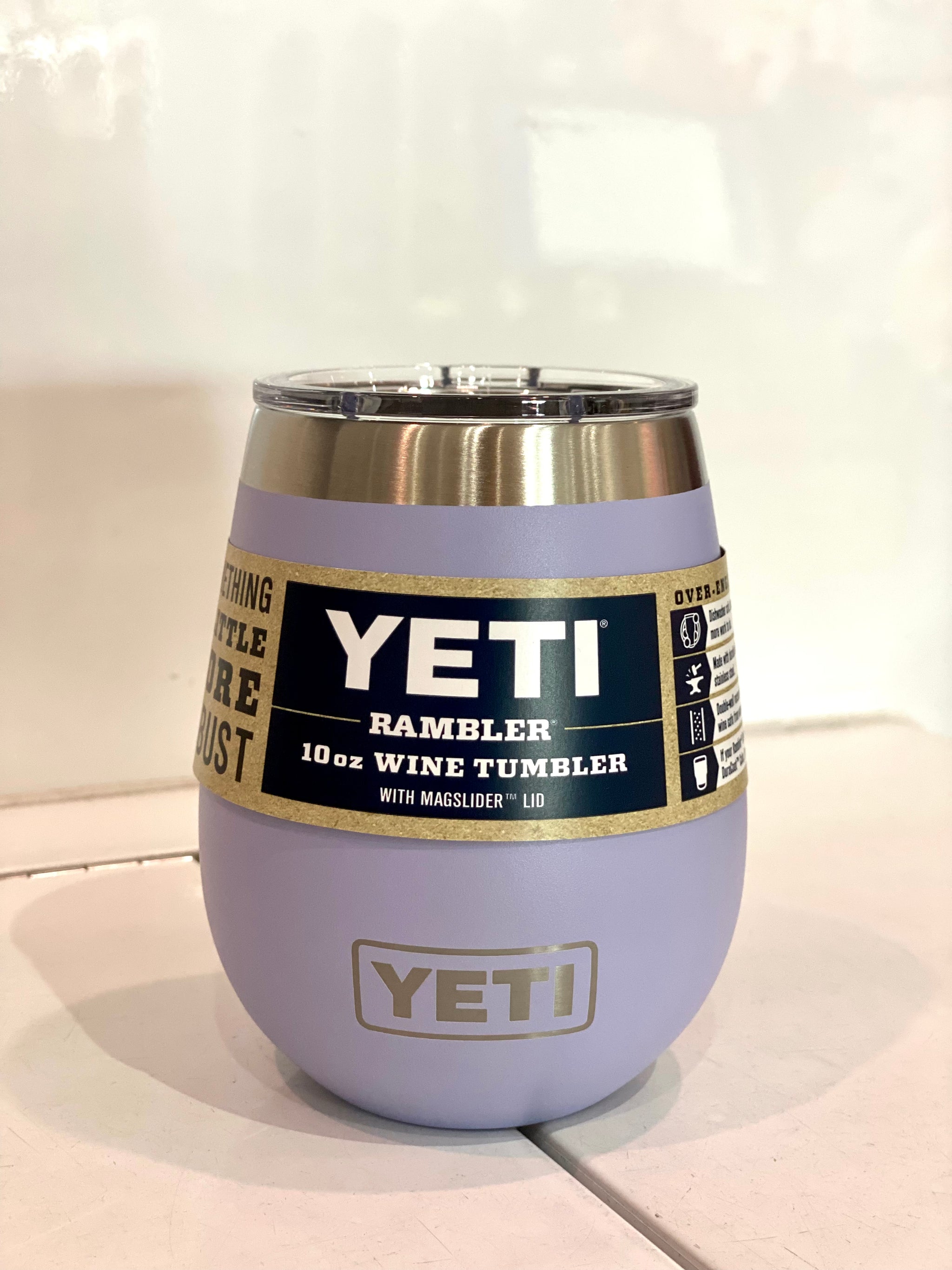 YETI Plastic Rambler MagSlider Lid for 10 oz Wine Tumbler