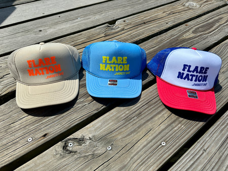 Jarrett Bay Flare Nation Foam Trucker Hat