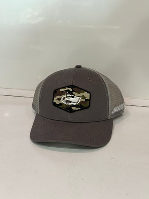 Jarrett Bay Camo Classic Patch Trucker