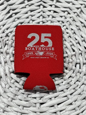 Boathouse 25th Anniversary Koozie