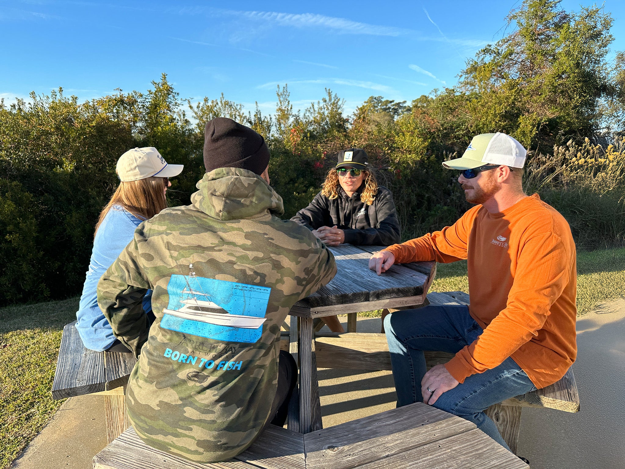 Performance apparel for fishing and boaters