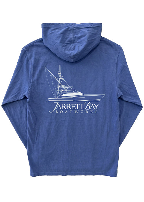 Jarrett Bay 90’ Line Draw Hooded Long Sleeve T-Shirt