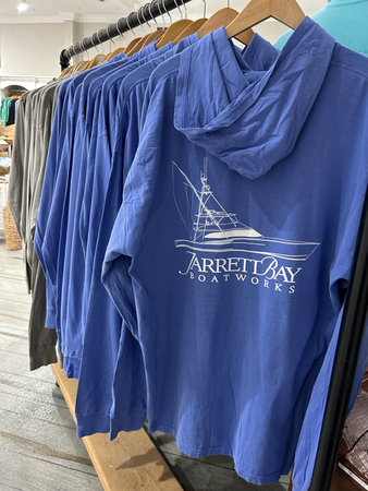 Jarrett Bay 90’ Line Draw Hooded Long Sleeve T-Shirt