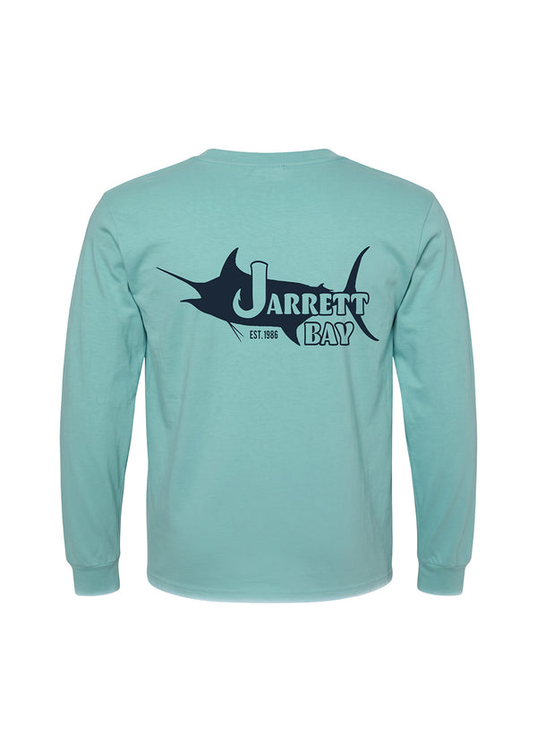 Jarrett Bay Heavy Blue Youth Long Sleeve T-Shirt