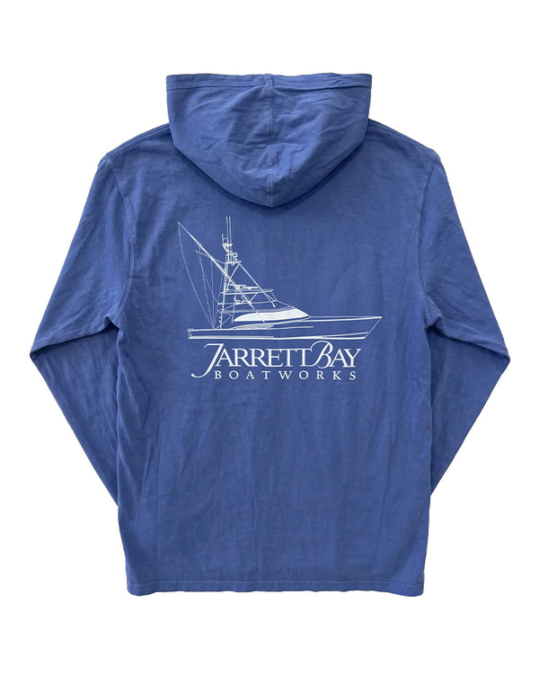Jarrett Bay Line Draw Hooded Long Sleeve T-Shirt