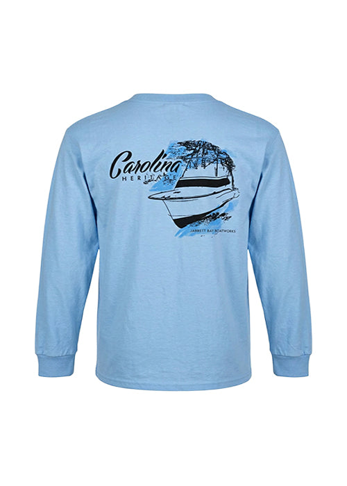 Jarrett Bay Youth Carolina Heritage Long Sleeve Tee