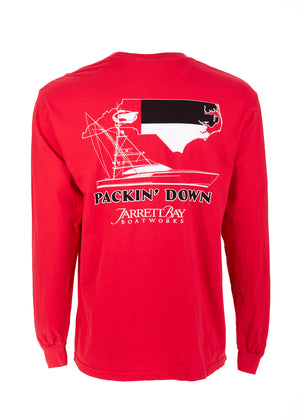 Jarrett Bay Packin' Down NC Long Sleeve T-Shirt