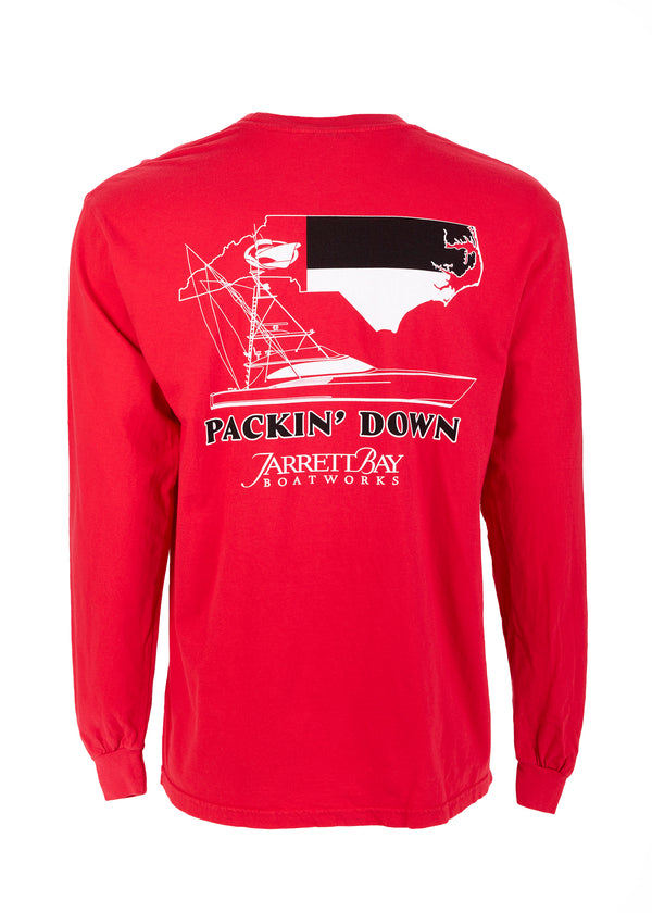 Jarrett Bay Packin' Down NC Long Sleeve T-Shirt