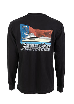 Jarrett Bay NC Flag Long Sleeve Shirt