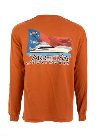 Jarrett Bay NC Flag Long Sleeve Shirt