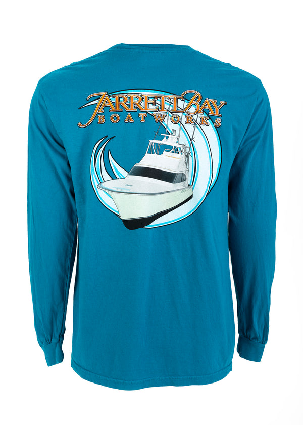 Jarrett Bay Boat Wave Long Sleeve T-shirt