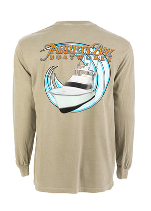 Jarrett Bay Boat Wave Long Sleeve T-shirt