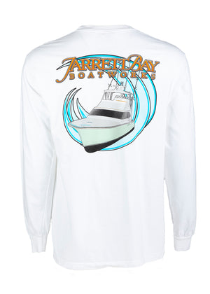 Jarrett Bay Boat Wave Long Sleeve T-shirt