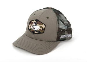 Jarrett Bay Camo Classic Patch Trucker