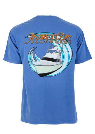 Jarrett Bay Boat Wave Short Sleeve T-shirt