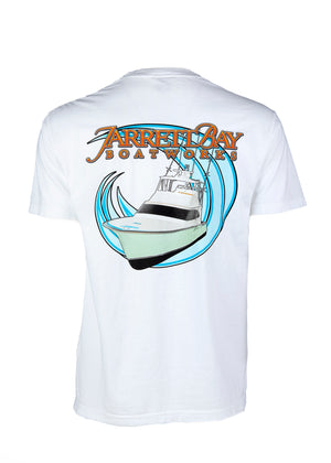 Jarrett Bay Boat Wave Short Sleeve T-shirt