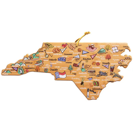 North Carolina Bamboo Serving & Cutting Board