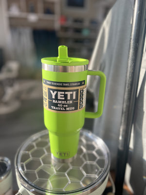 Yeti 40oz Travel Straw Mug Venom - Jarrett Bay Boathouse