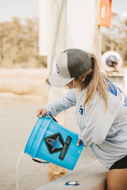 Battlewagon Bucket - Coastal 3.5 Gallon White Blue Camo  [Bucket-Coastal-WT-OC] - $41.99 : America Go Fishing Online Store, New  Fishing and Diving Adventures Start Here