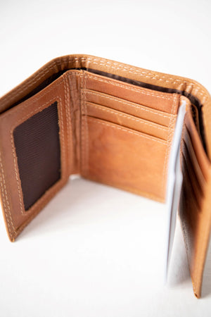 Jarrett Bay Embossed Leather Wallet