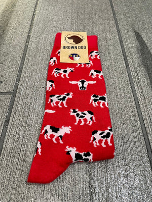 Brown Dog Socks