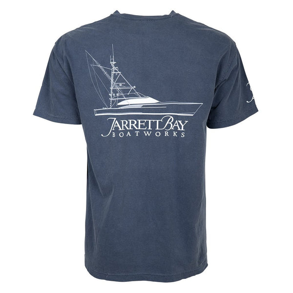 77 Line Drawing Short Sleeve T-Shirt - Jarrett Bay Boathouse